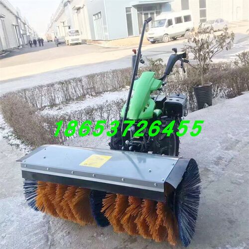 手扶式汽油15马力抛r雪机 路面清雪机 轻便手推扫雪机价格