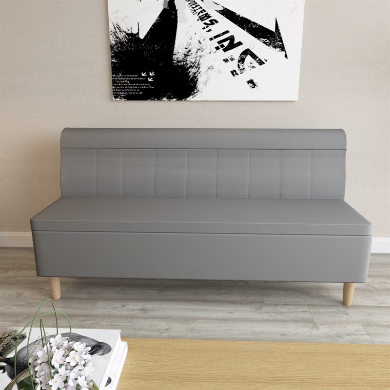 网红奶茶店甜品店猫抓皮储物沙发凳现代简约客厅小户型迷你小沙发