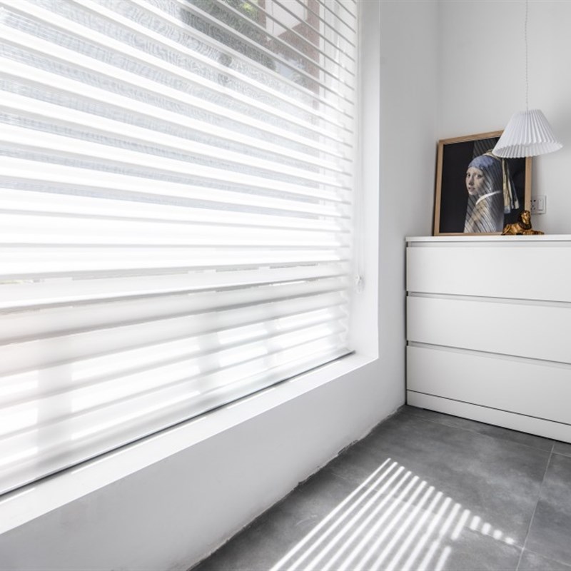 香格里拉帘柔纱帘百叶帘窗帘卷帘办公室阳台遮阳帘可免打孔可电动