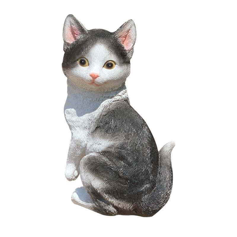 花园摆件卡通动物可爱小猫户外园林景观雕塑别墅庭院幼儿园装饰品