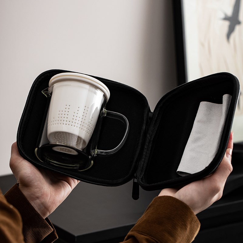 便携式旅行茶具套装户外露营泡茶快客杯一壶三杯个人功夫茶杯定制