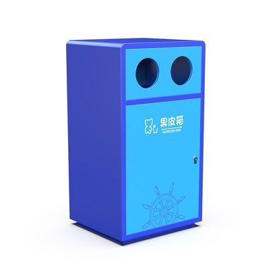 公园户外大垃圾桶游乐场卡通不锈钢果皮箱学校景区室外环卫垃圾箱