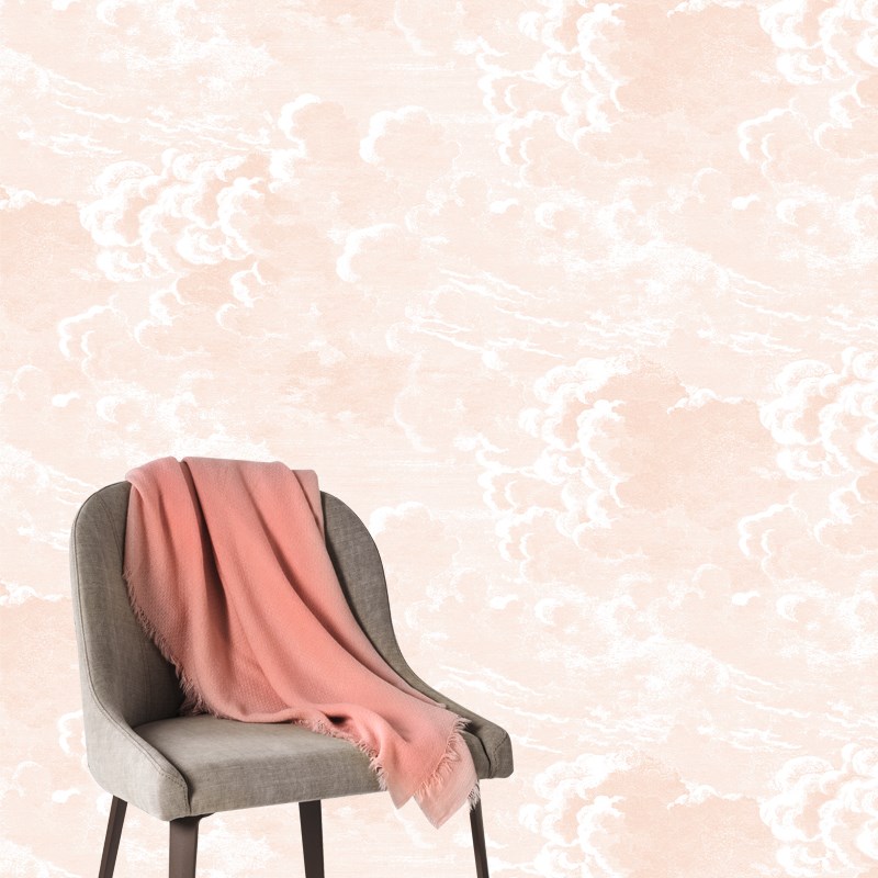 腔调网红乌云去朵大气艺术办公室壁画客厅墙布壁纸民宿客厅M3210