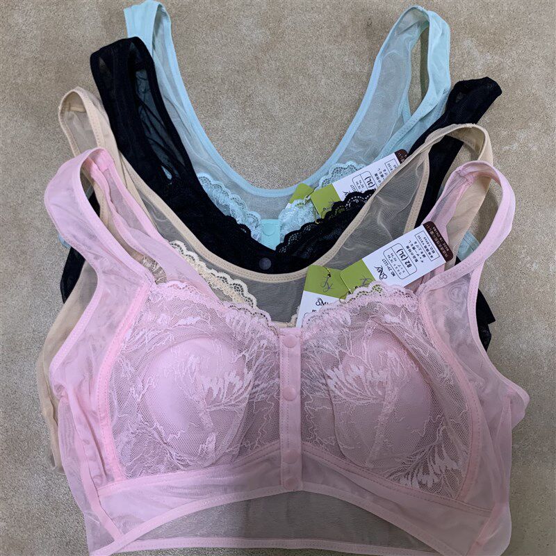 YYY1117兔耳朵夏季薄款蕾丝文胸美背胖妹妹加大码女士内衣200斤潮