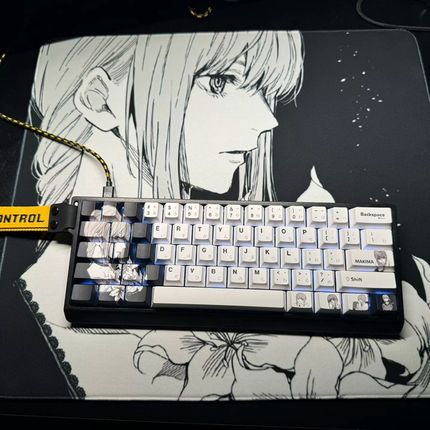 makima电锯人键帽适配wooting ez63 made68 美加狮 mu68pro rs7等