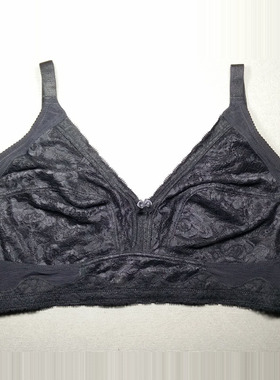 女内衣大胸显小超薄杯无海绵文胸超大码44F42G40E38D无钢圈全罩杯