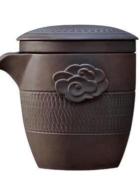 快便携11581式杯一壶二杯紫随身功夫泡茶陶壶茶杯户外旅行茶客具