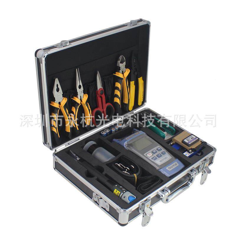 FTTH光纤切割切红光率计皮线剥线功接钳熔接冷终端机工无品牌/具