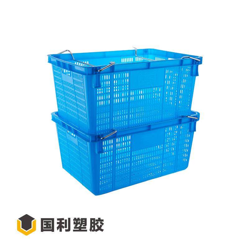 菜产加厚铁耳周转箩筐果水蔬水鱼虾塑料筐镂空可堆叠大ZMJ胶框,包装,塑料周转箱,淘宝优惠券,粉丝福利购,淘宝优惠卷