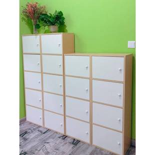 大全带带锁木质柜子储物柜门自CSA由加组新合简易书柜书架收纳品