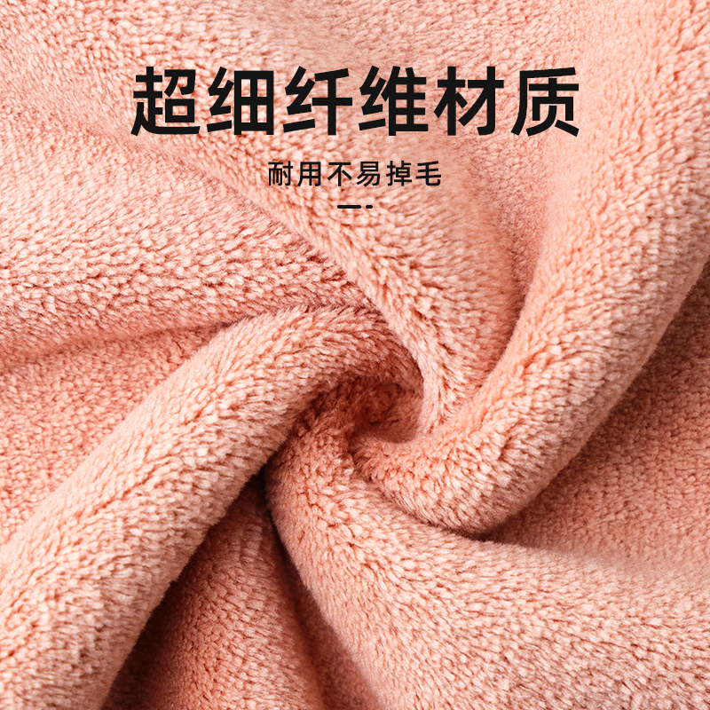 保洁专用抹布不掉毛m不沾油吸水加厚清洁毛巾擦无水痕毛巾家用清