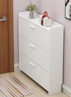 意简式超薄翻家斗柜用门口玄关鞋柜现代约多功DBU能大容量储物鞋