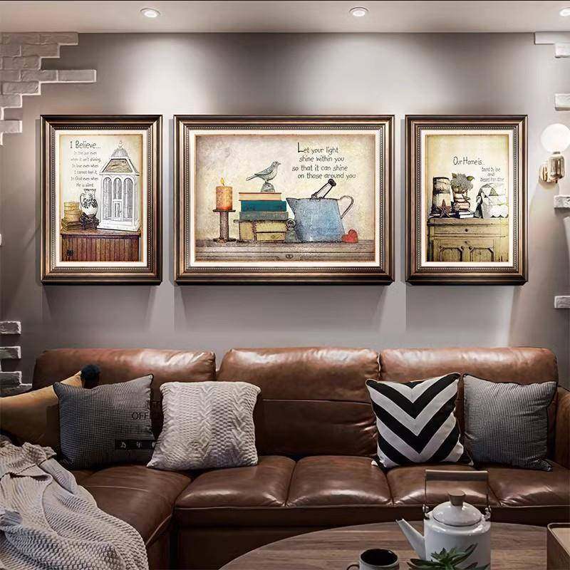 欧式建名筑客装饰画沙发厅背景墙挂画复古画油法画美式壁画FM8678,家居饰品,现代装饰画,淘宝优惠券,粉丝福利购,淘宝优惠卷