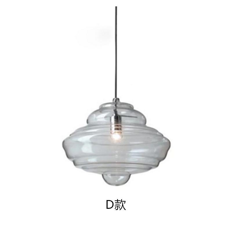 现代简约设师异玻璃休咖啡41886计厅闲餐厅吧台客厅型个性吊灯创