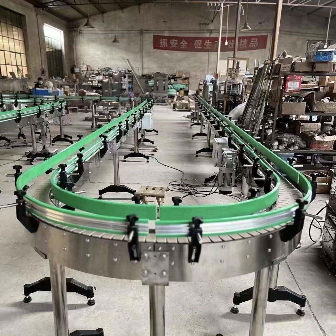 不锈钢塑板胶平顶链平顶链输送食品性级小ACZ型灌装柔机链生产流