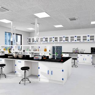 PP中央边台实验台实验理台化板面耐腐蚀化验室室操台作咨询客服台