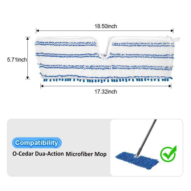 适配O-Cear超细纤维拖垫干湿两用d拖258替换布装蒸汽拖把头配把件