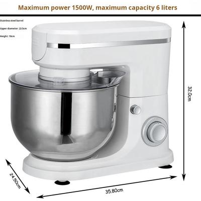 10家用动食品搅拌机多星功能L行厨电房电674器蛋糕面包揉面团厨师
