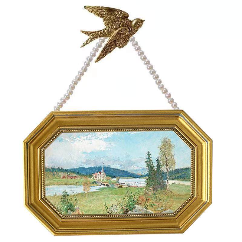 式树相框i脂ns风格欧树摆件挂墙婚庆脂婚礼IKV结婚照相框挂墙装饰