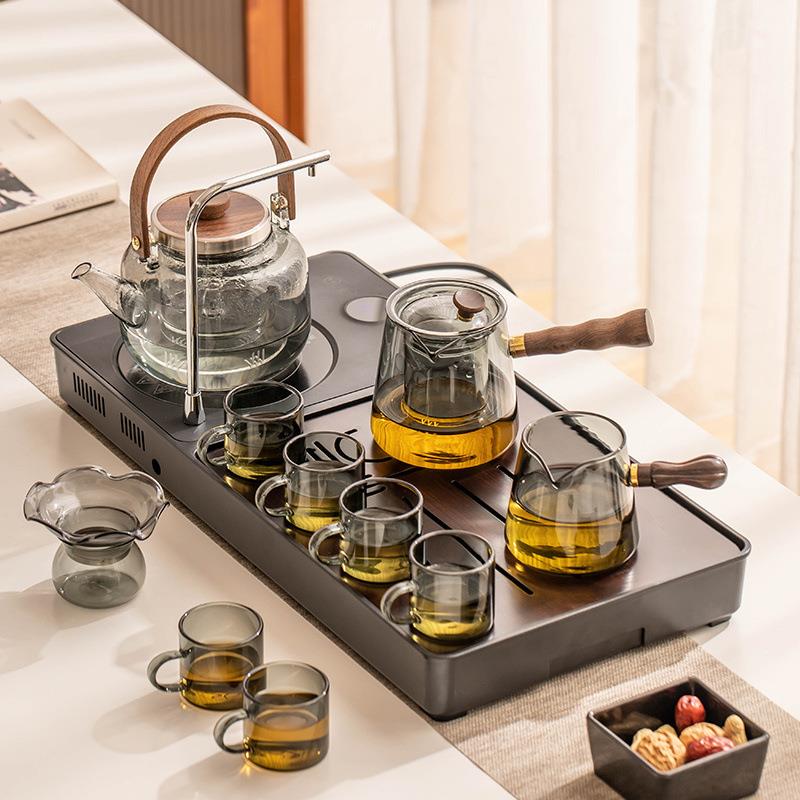 煮茶烧水壶一盘体KJ1+EC17茶全自家动电陶炉用夫茶具套装功小型泡