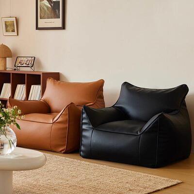 单人沙发红小型客厅懒M56631人恶米魔狗窝卧室户阳台网榻榻豆袋休