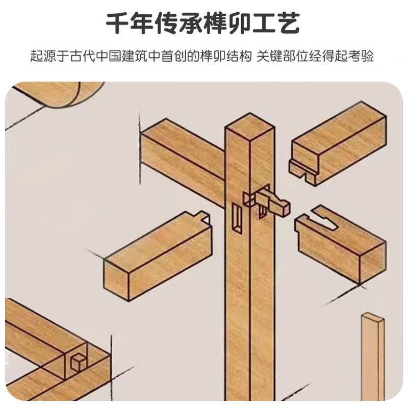 鹅掌楸实木子母床可拆分儿童子母双层床家用高低二层上下铺床