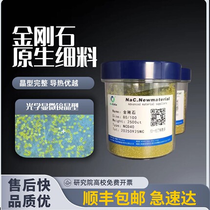 微米级细颗粒金刚石单晶导热填料 烧结电镀工具 精密机械加工磨料