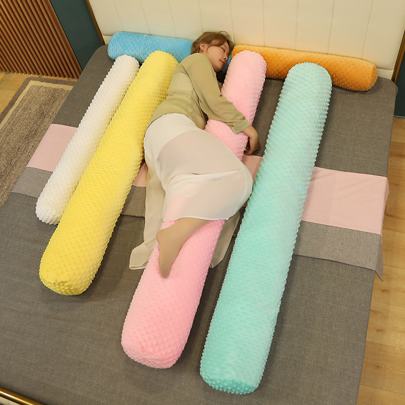 豆豆绒可拆洗圆柱长条抱枕床靠z枕睡觉夹腿床边缝隙档枕垫脚枕女