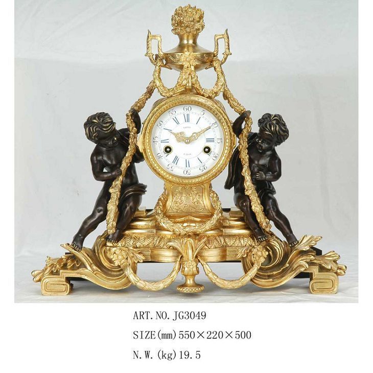 样板间钟表铸铜钟仿古钟y表西洋钟表机械座钟 高档摆设