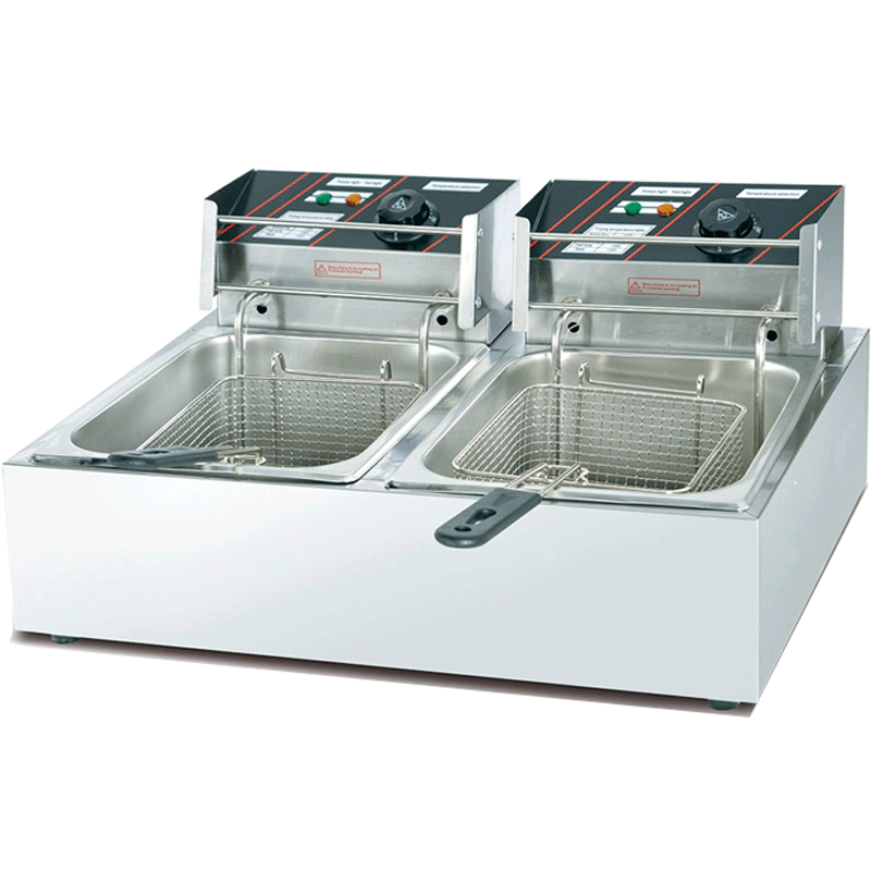 商用油炸锅单双缸l电炸炉炸薯条鸡翅电炸锅炸串串炸油条油炸机炸