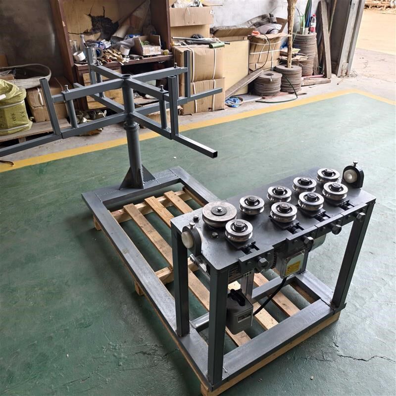 铜包钢铜覆钢圆钢自动调直机光伏镀铜管防雷接地圆线调直矫直设备