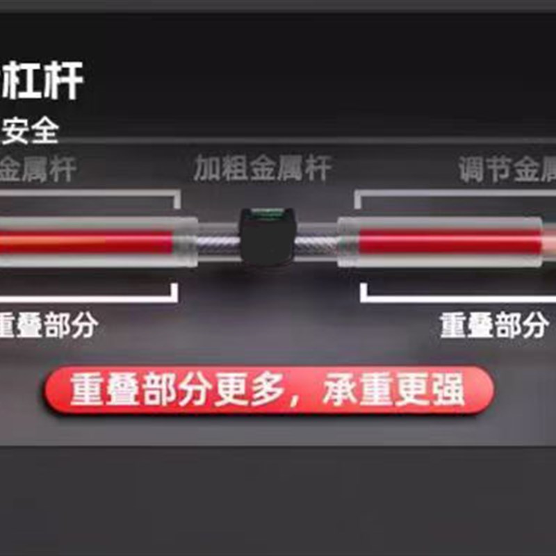双支撑家用单杠成人儿童健身运动器材伸缩单杆室内门框墙上免打孔