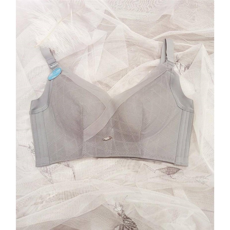 香闺秀0012789亲肤棉无钢圈服调整文胸0012789贴拢聚3蜜D罩杯