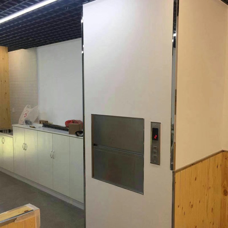 饭店传菜机窗口式传菜餐梯厨房升降机推车式杂物电梯酒店传菜电梯