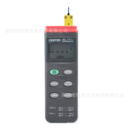 群特CENTER-302 K J型热电偶温度表(温度计)