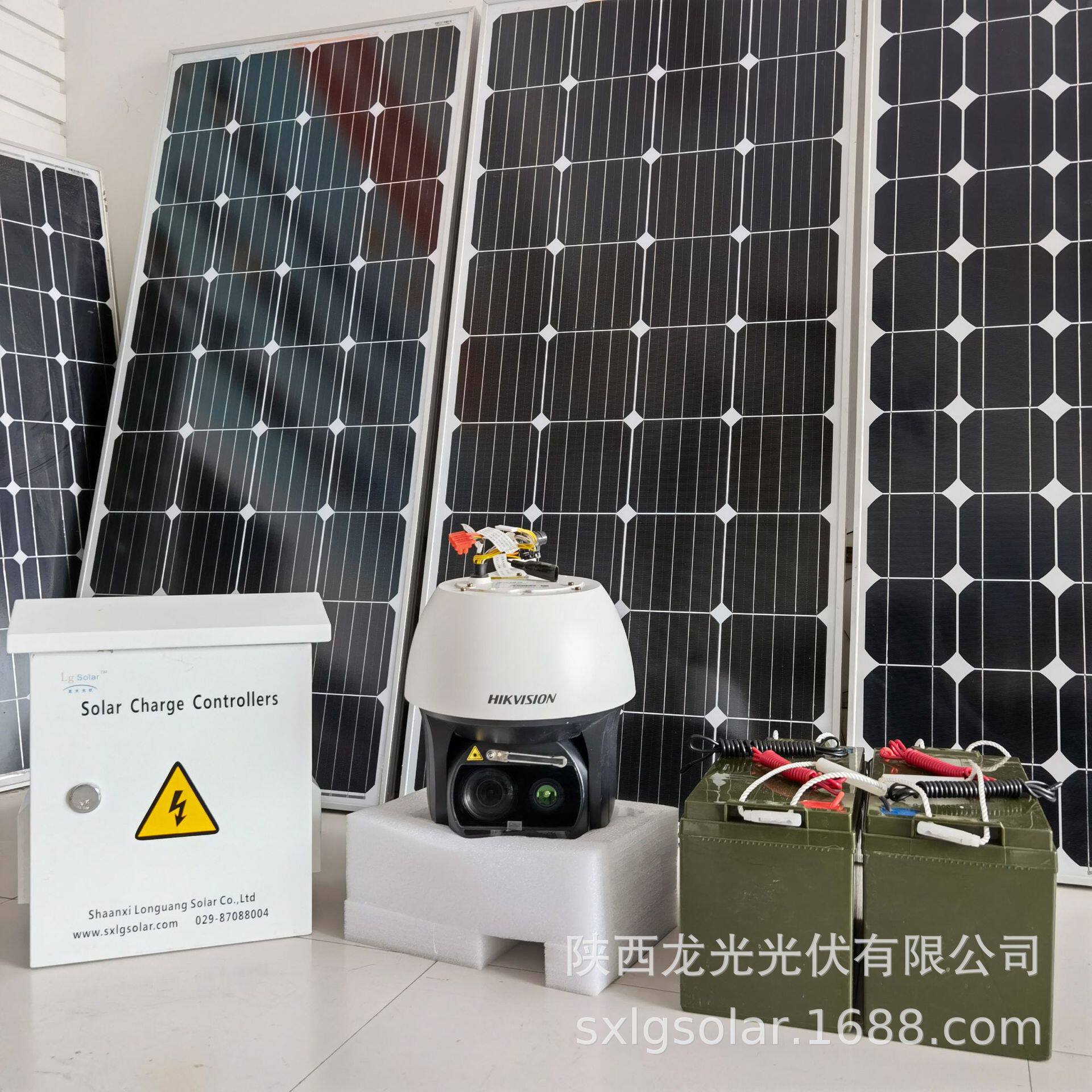 生产加工太阳能监控供电系统枪机球机光伏发电石油水利野外设备