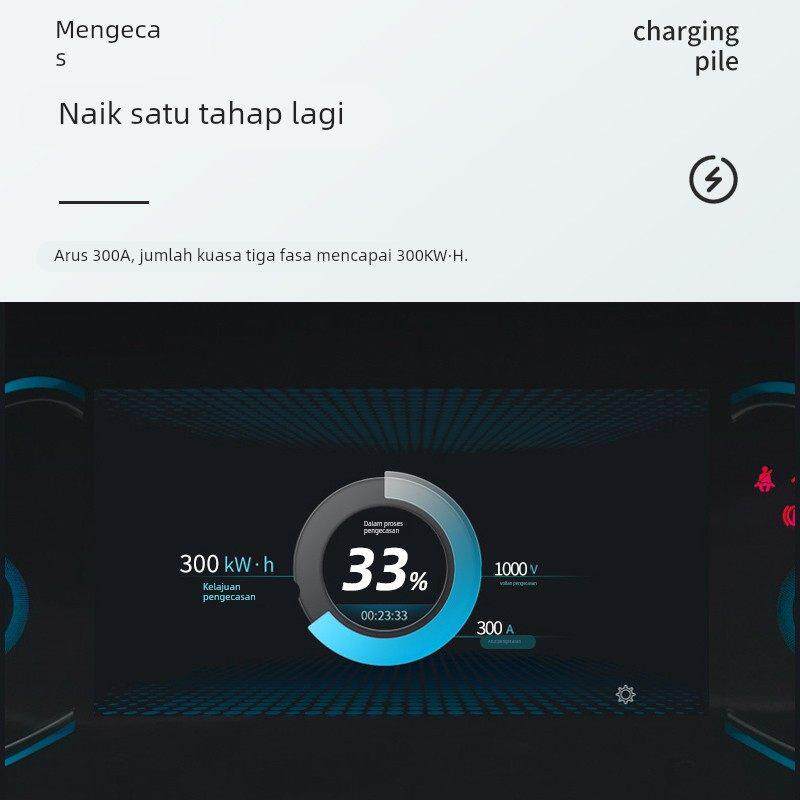 港车北上国标转欧标直流快充转换接头新能源电动汽车充电器Tesla