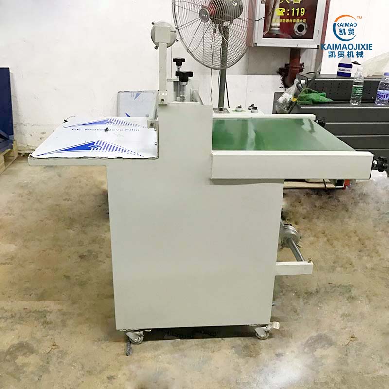 新品 500型传送带双面覆膜机 小型贴膜机 冷裱机腹膜机复膜机玻璃