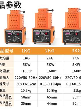 中频熔金炉自动金银铜铁铝首饰融化隔热熔炼炉耐高温坩埚打金器材