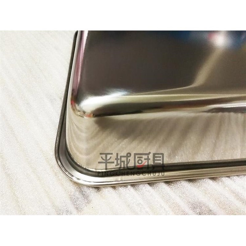 不锈钢深方斗加厚长方形份数盆304自助餐盘方盆分数盆菜盒分餐盆