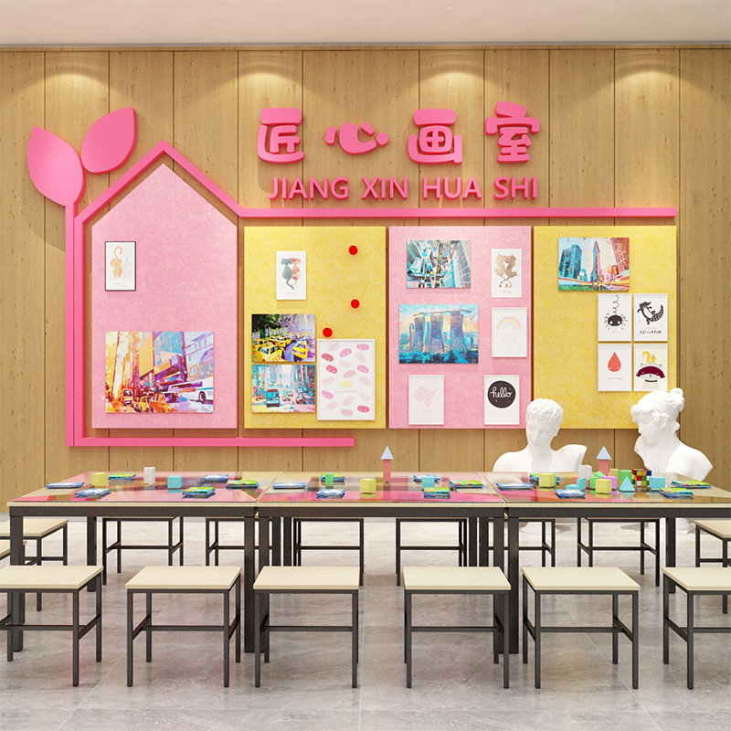 毛毡墙贴板音乐教室布置装饰品照片学员生风采展示墙面钢琴行文化