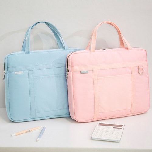 A4手拎文件包袋手提学习办公资料包多层学生补习袋补课包手提袋