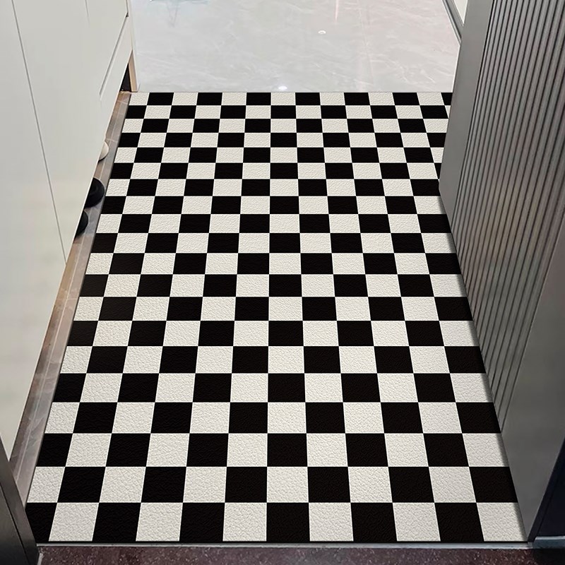 皮革入户门地垫免洗可擦pvc脚垫大门口进门耐脏防滑垫可裁剪地毯