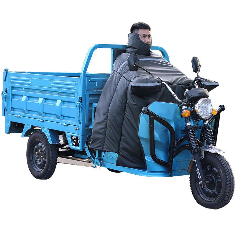 电动三轮车挡风被冬季加绒加厚大小三轮挡风罩加大防水双人用
