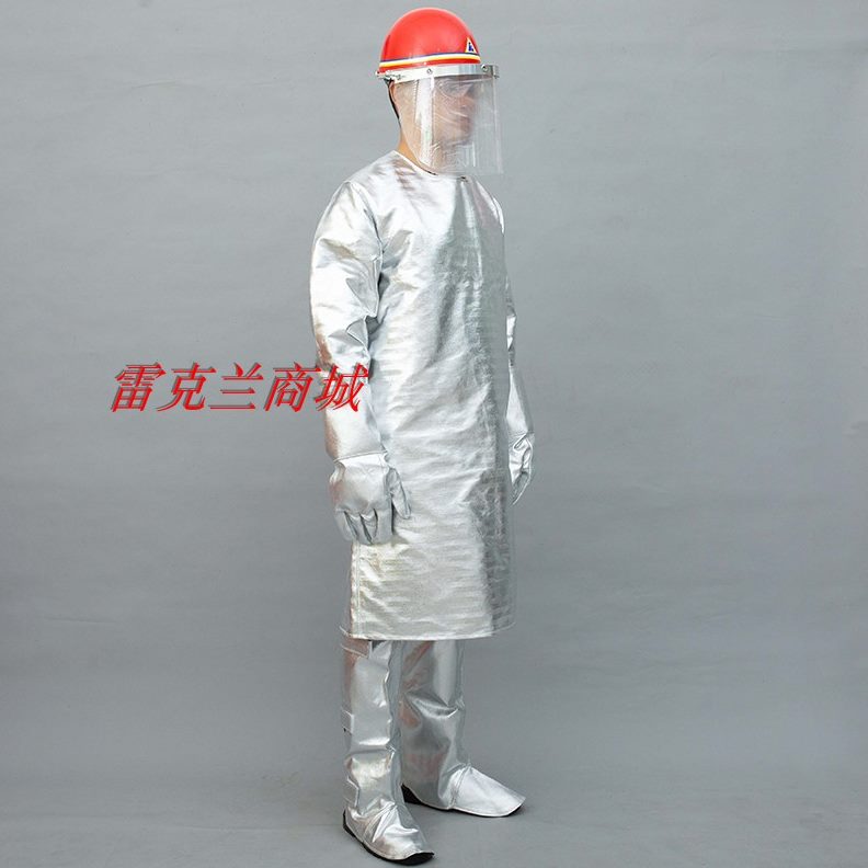 WS28套装-铝阻电隔热燃解L劳卫士 反面罩 穿衣防火套装0隔热护腿