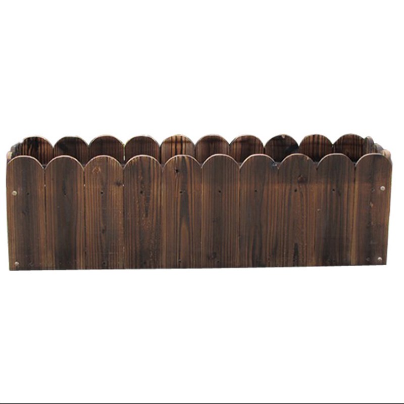 特大户外实木h花槽室外花箱种植箱长方形阳台种菜盆木花盆防腐木