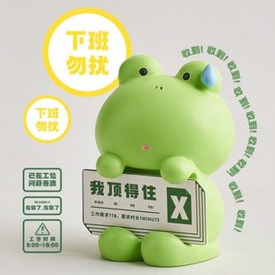 上班打工人发疯桌面小摆件公室工位装饰解压系情绪稳定工艺摆件