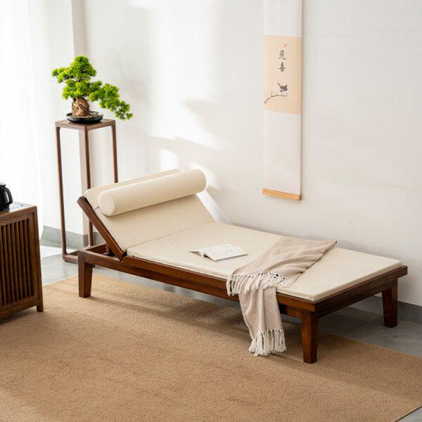 中式实木贵妃榻贵妃椅沙发床罗汉床美人榻仿古客厅按摩床单独榆木