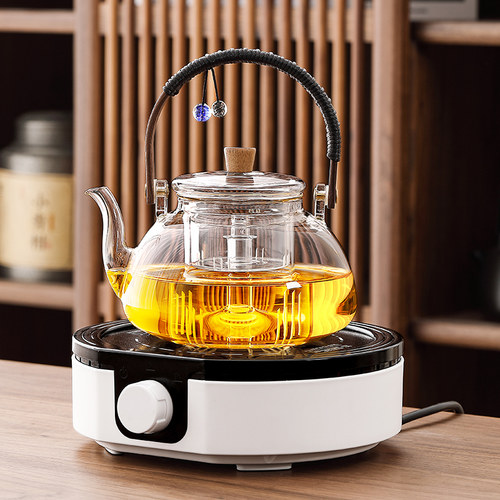 2024新款煮茶器煮茶炉玻璃电热煮茶壶小型N电陶炉简约围炉煮茶一