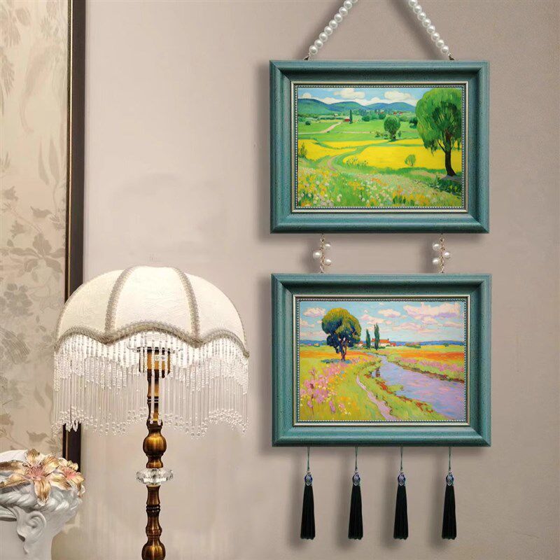 风景沙发装饰画玄关电视墙壁餐厅客厅儿童卧室背景墙田园风光挂画
